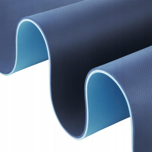 Мат для фитнеса  4FIZJO TPE 180 x 60 x 0.6 см Blue/Sky Blue - фото №2